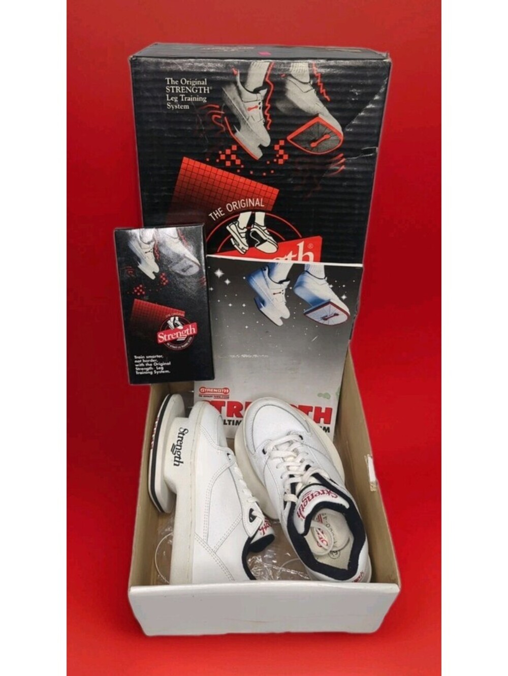 Vtg Strength Shoes Leg Jump Calf Workout Training Basketball Men Kid 5.5 Women 7